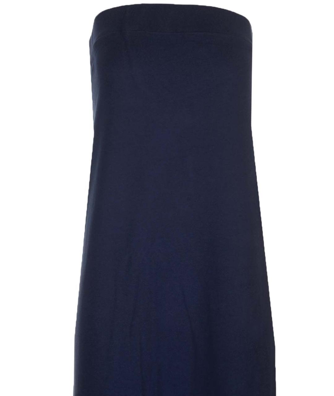 NORMA KAMALI Темно-синее хлопковое повседневное платье, фото 4
