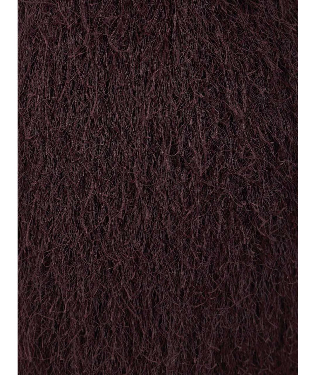 DRIES VAN NOTEN Фиолетовая полиэстеровая юбка миди, фото 5