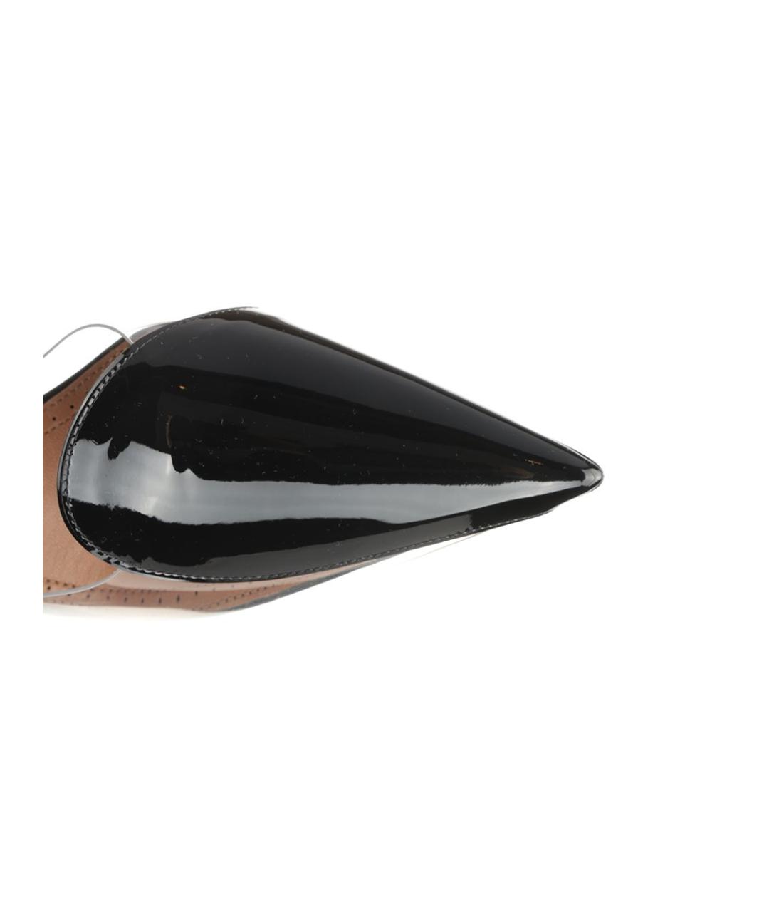 ALAIA Черные мюли из лакированной кожи, фото 4