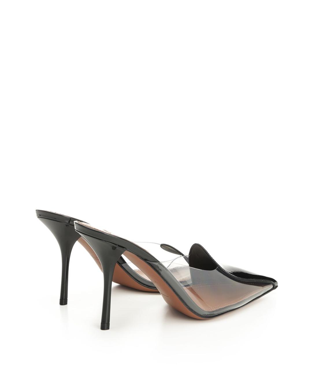 ALAIA Черные мюли из лакированной кожи, фото 3