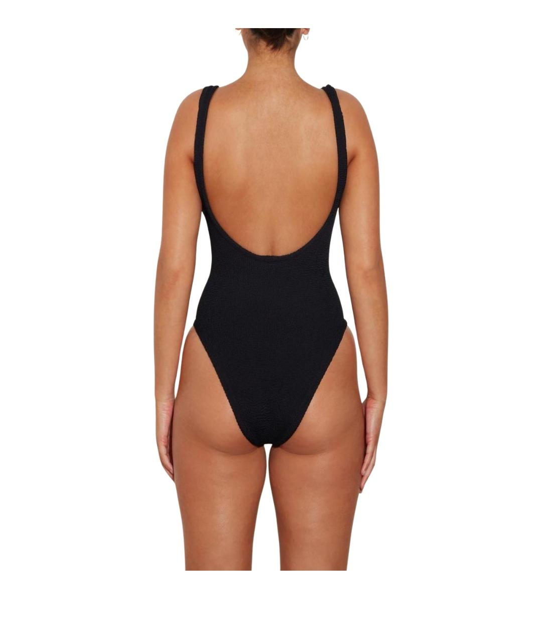 HUNZA G Черный купальник, фото 3