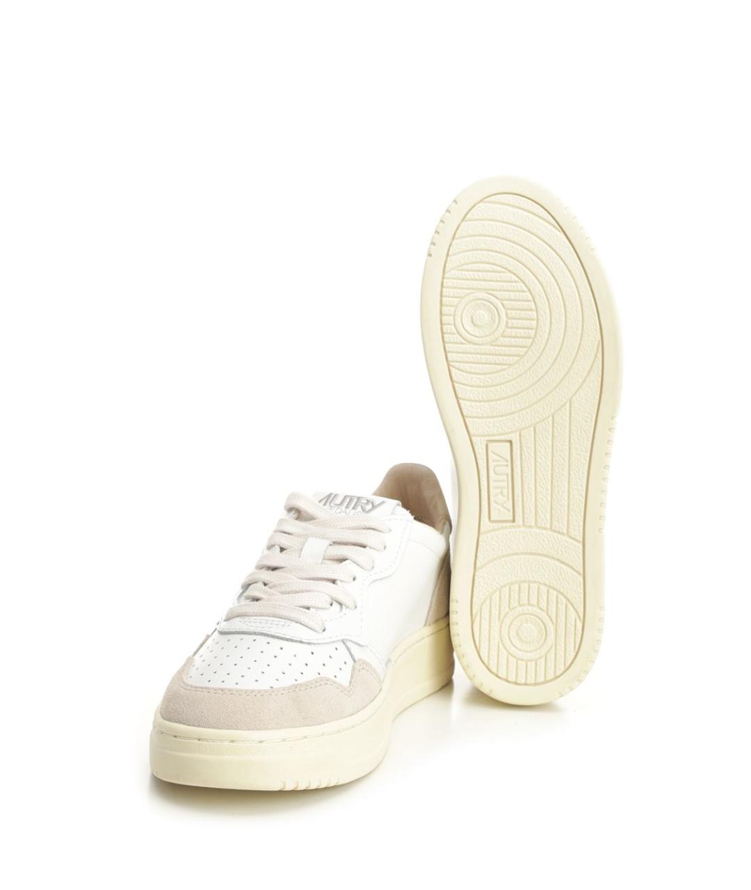 AUTRY Белые кожаные кроссовки, фото 5