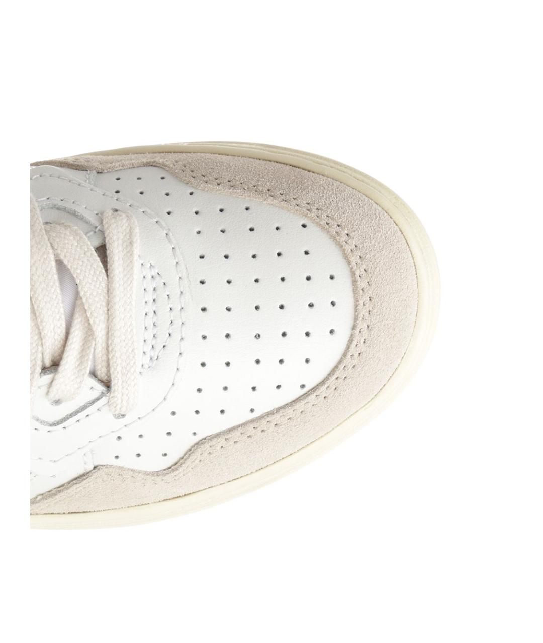 AUTRY Белые кожаные кроссовки, фото 4