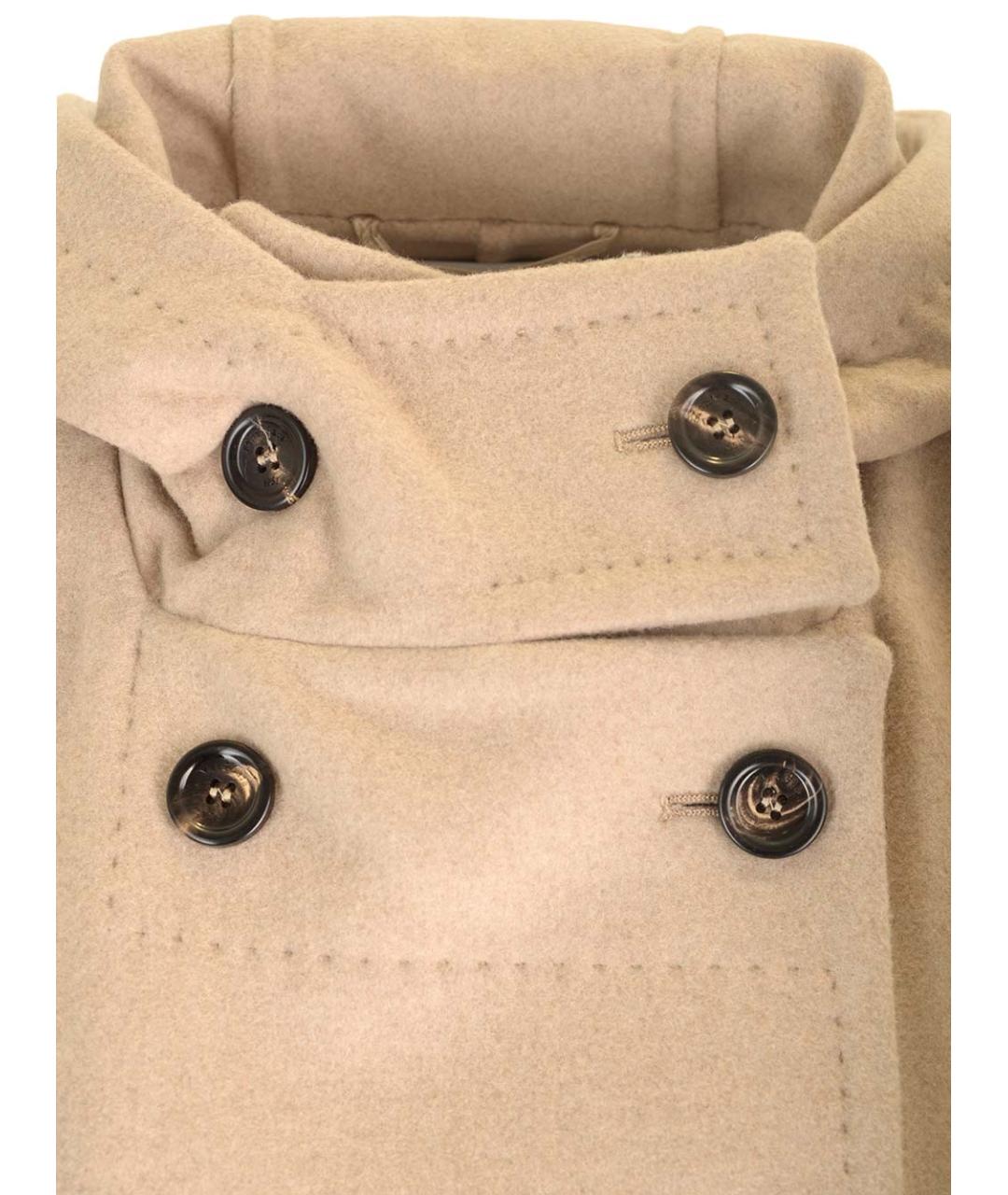 MAX MARA Бежевое шерстяное пальто, фото 4