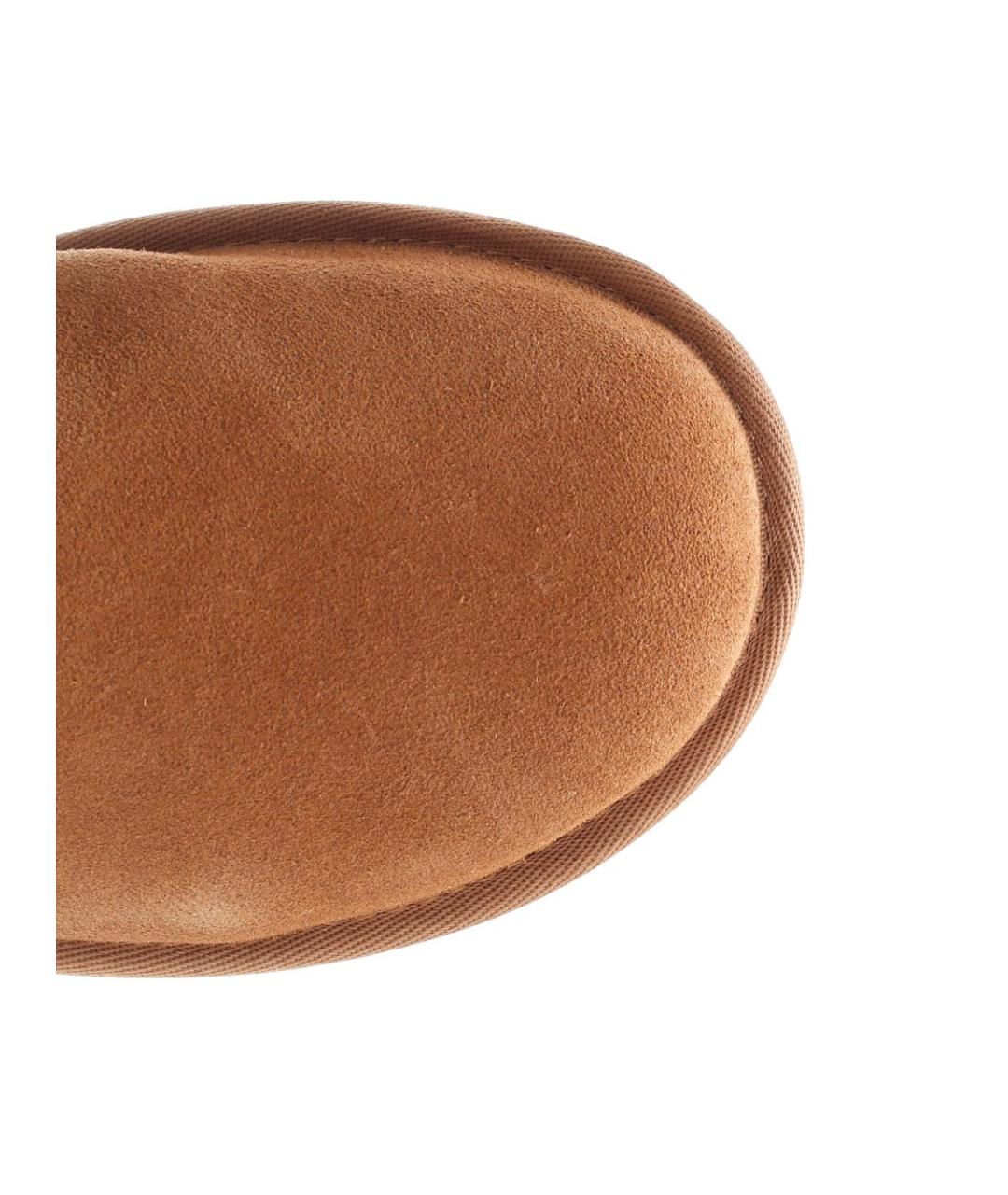 UGG AUSTRALIA Коричневые кожаные ботинки, фото 4