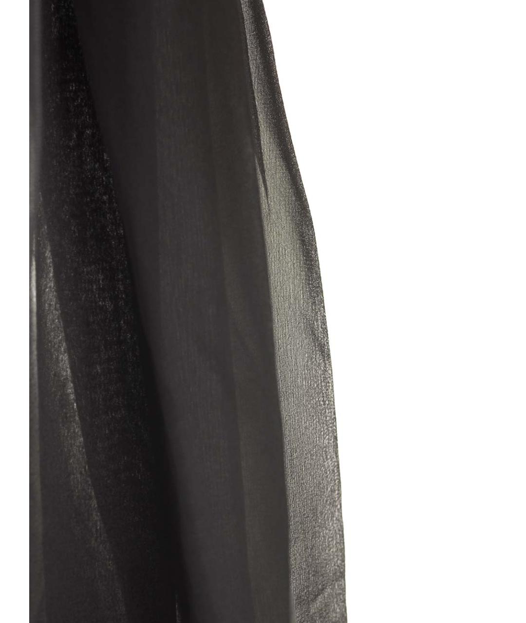 Ami Paris Черная шелковая блузы, фото 4