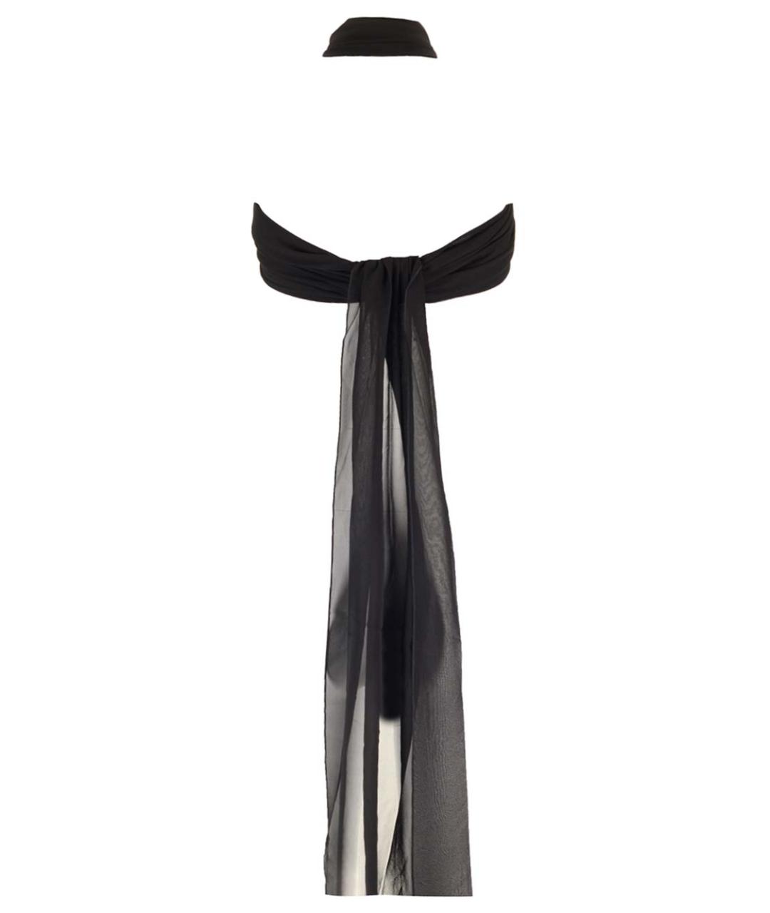 Ami Paris Черная шелковая блузы, фото 2