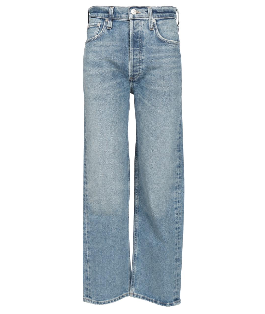 Citizien Of Humanity Голубые хлопковые прямые джинсы, фото 1
