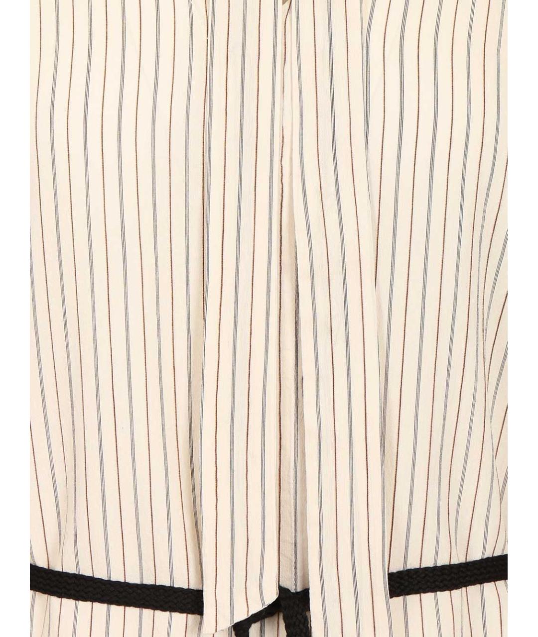 BARENA Бежевое вискозное повседневное платье, фото 4