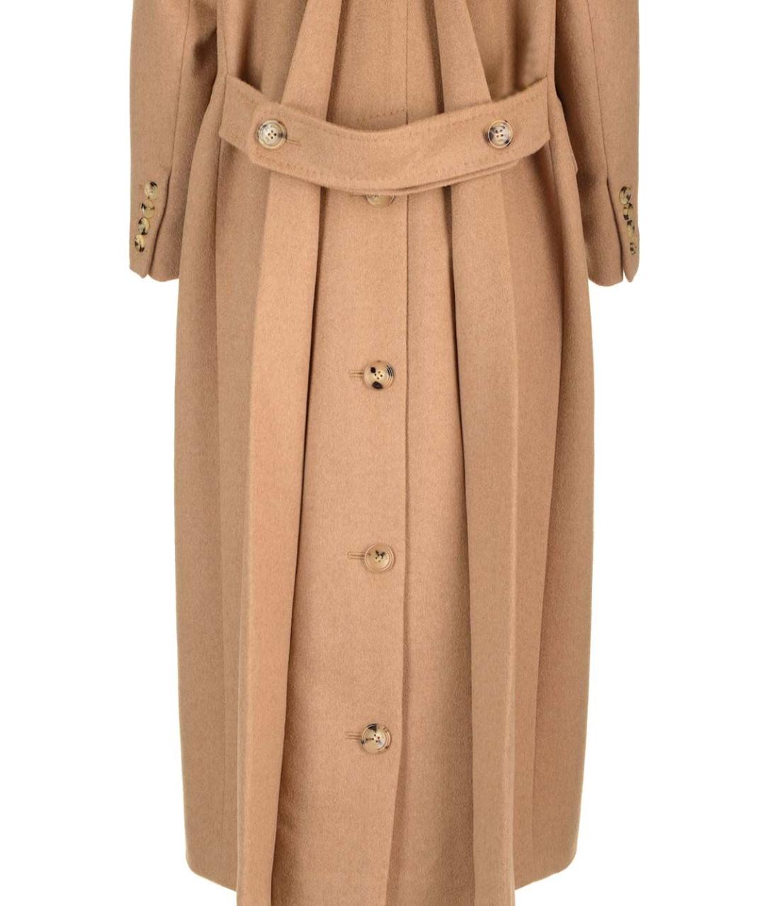 MAX MARA Бежевое шерстяное пальто, фото 6