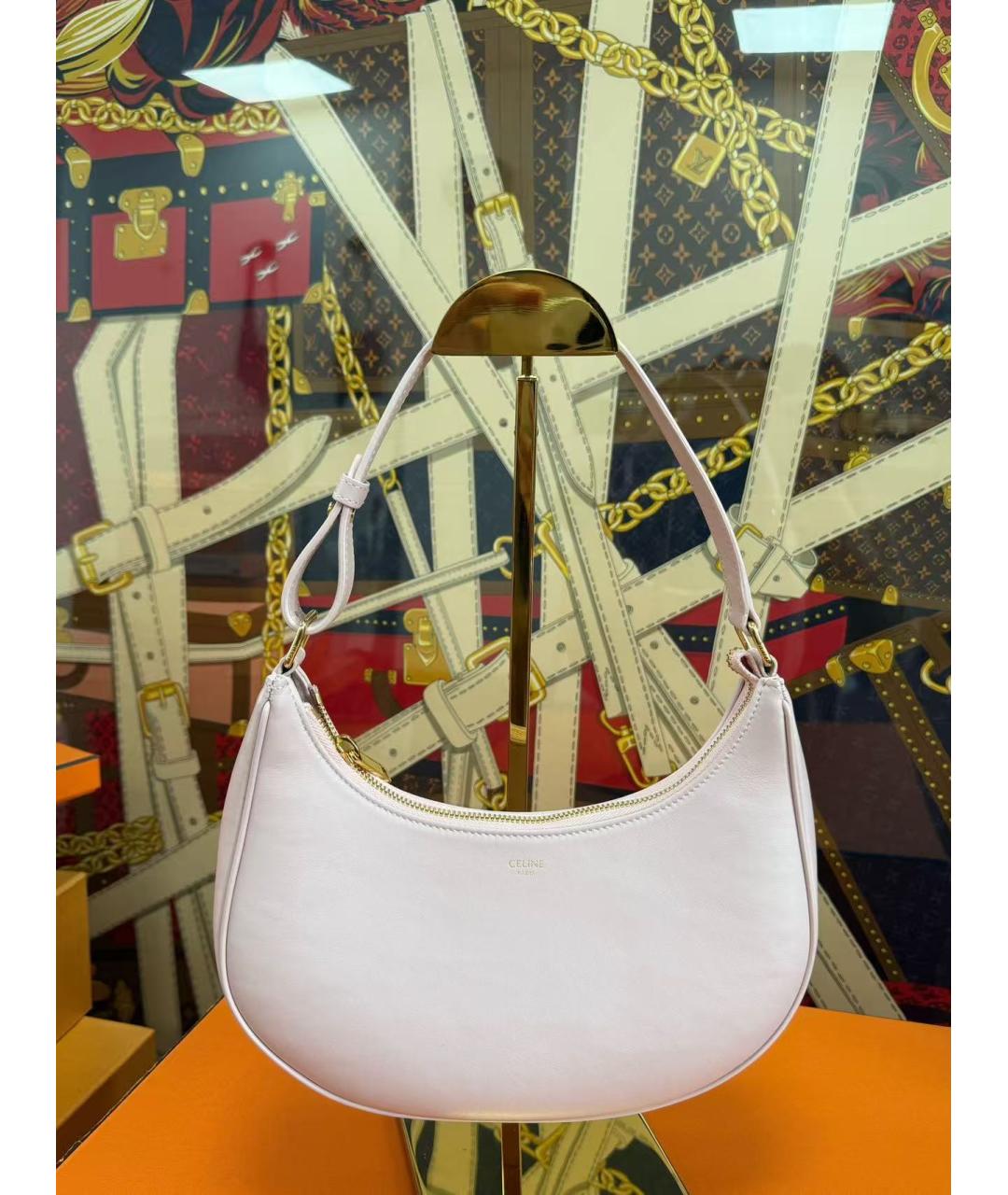 CELINE Розовая сумка через плечо, фото 2