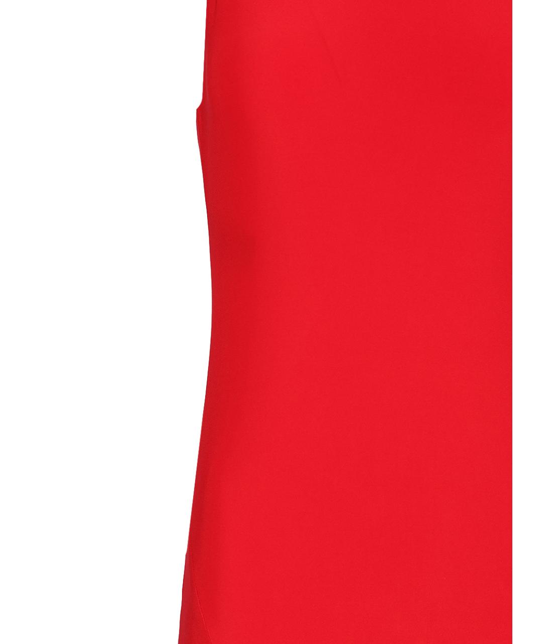 NORMA KAMALI Красное полиэстеровое вечернее платье, фото 5