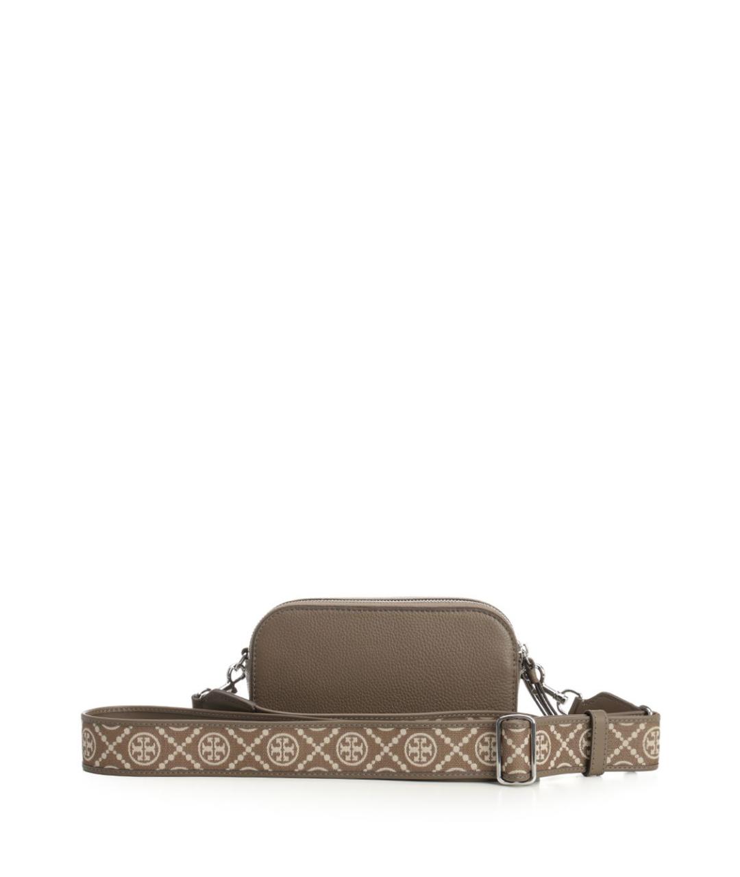 TORY BURCH Коричневая кожаная сумка через плечо, фото 3