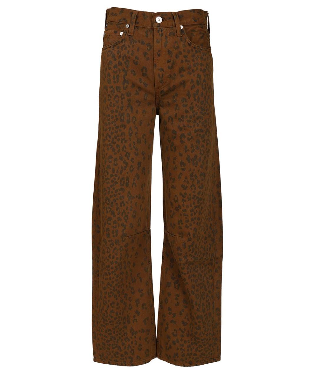 Citizien Of Humanity Коричневые хлопковые прямые джинсы, фото 1