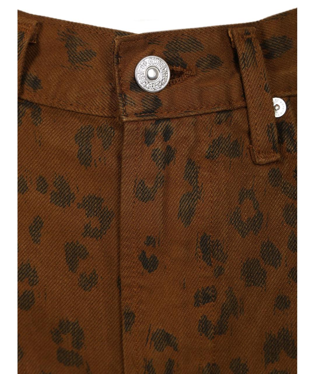 Citizien Of Humanity Коричневые хлопковые прямые джинсы, фото 4