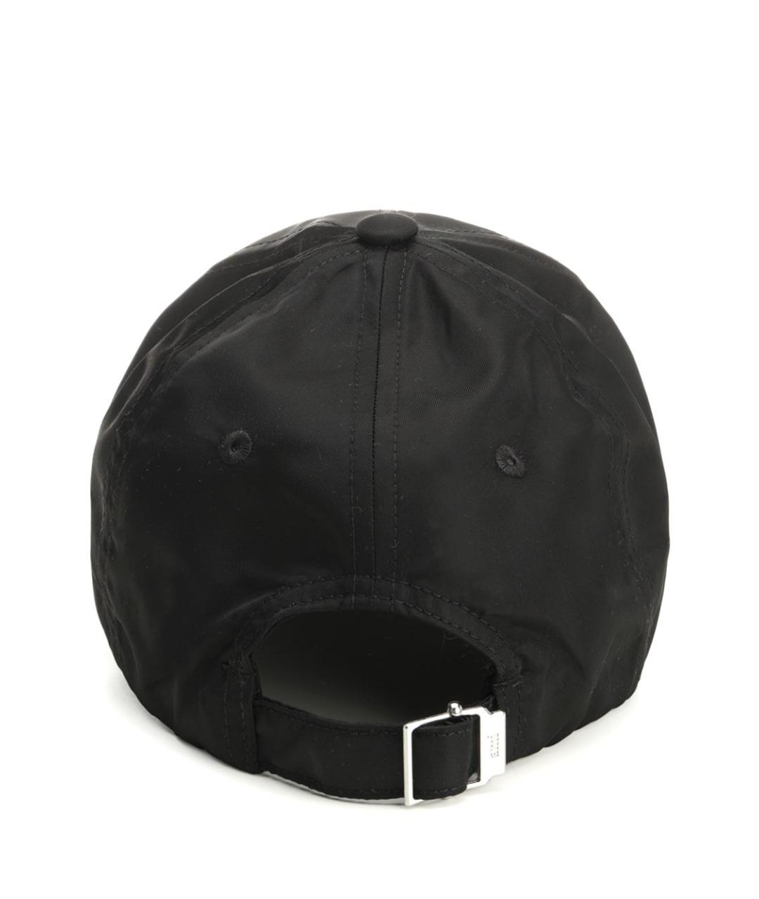 Ami Paris Черная хлопковая кепка/бейсболка, фото 3