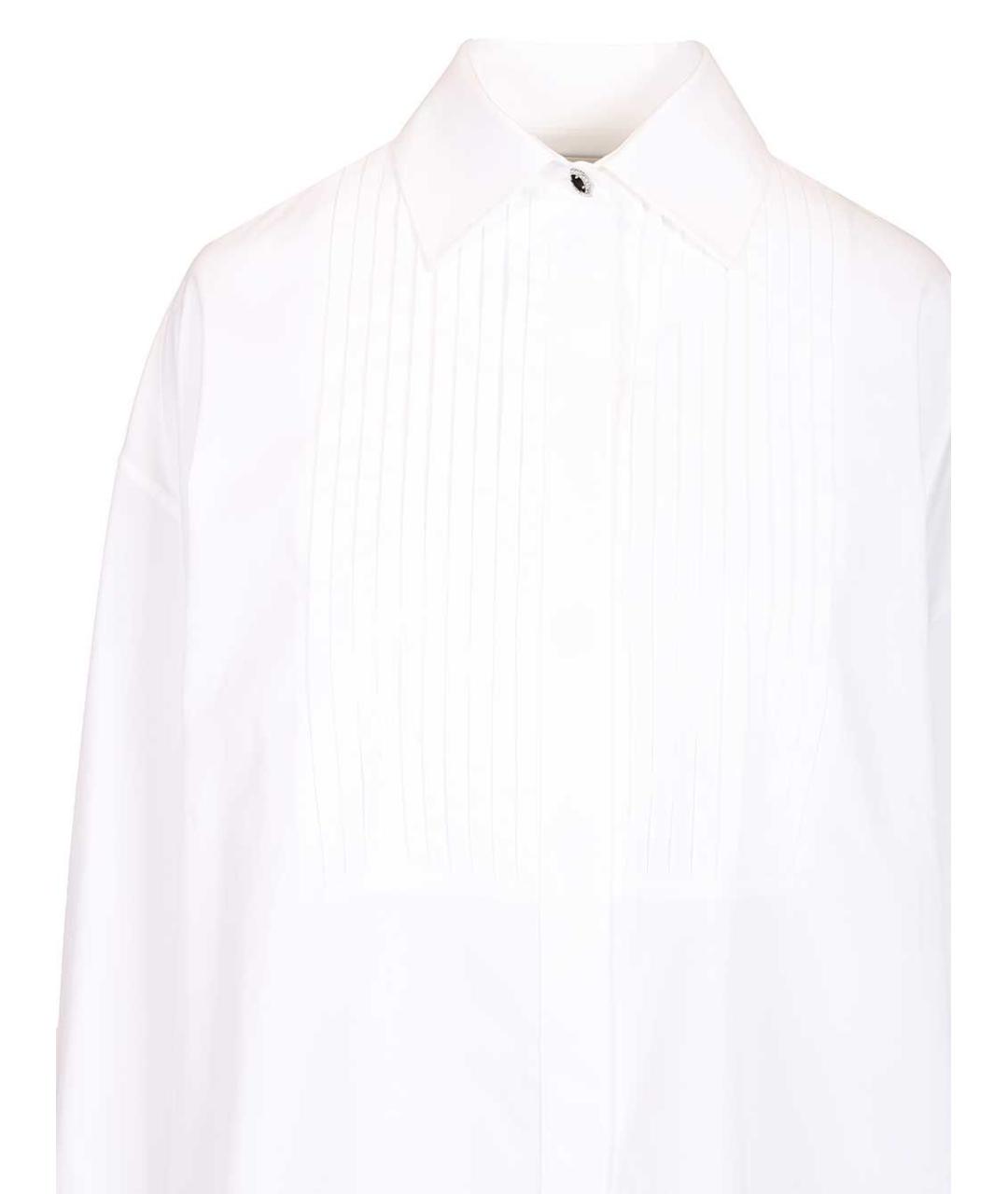 GOLDEN GOOSE DELUXE BRAND Белая хлопковая рубашка, фото 4