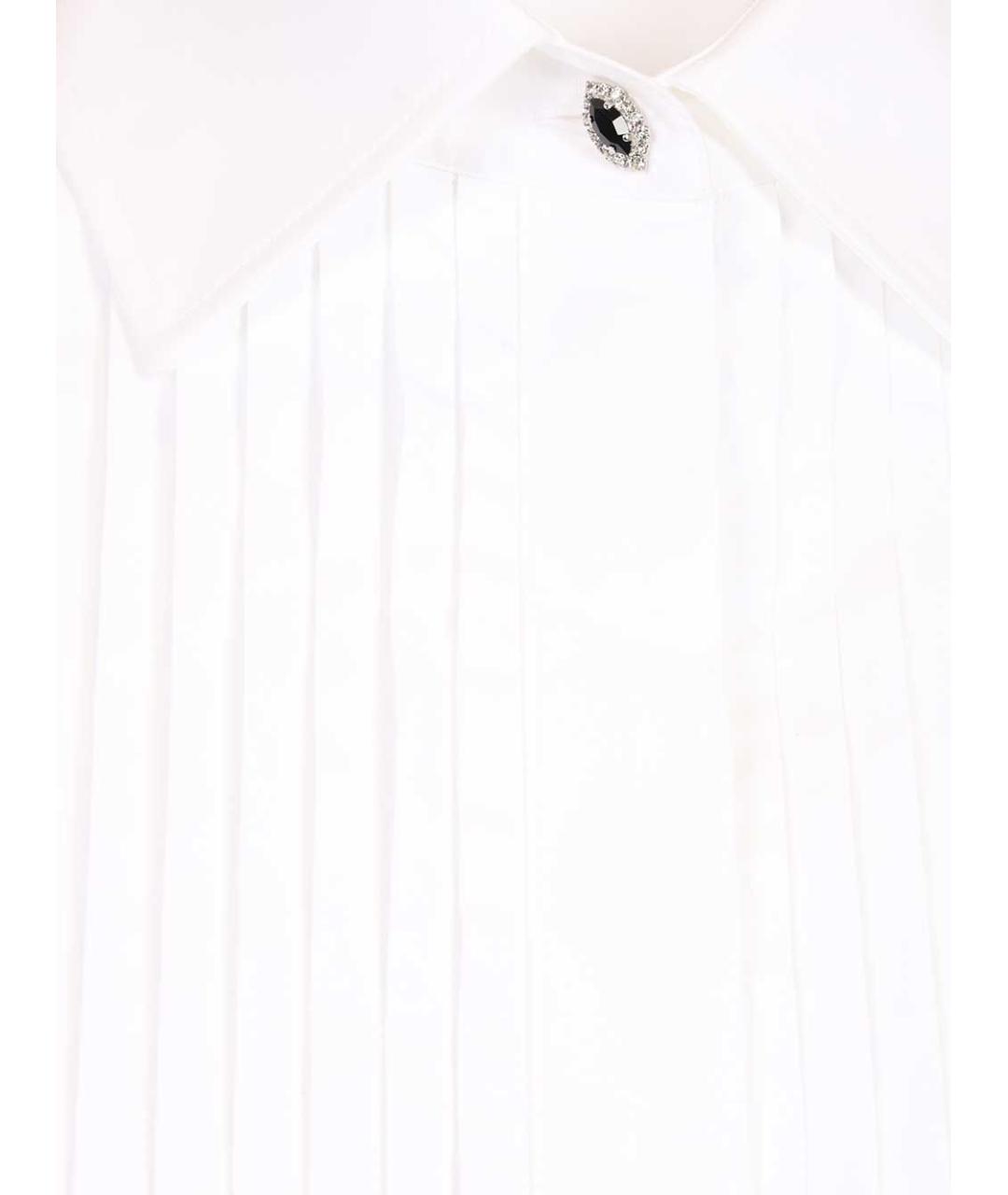 GOLDEN GOOSE DELUXE BRAND Белая хлопковая рубашка, фото 5