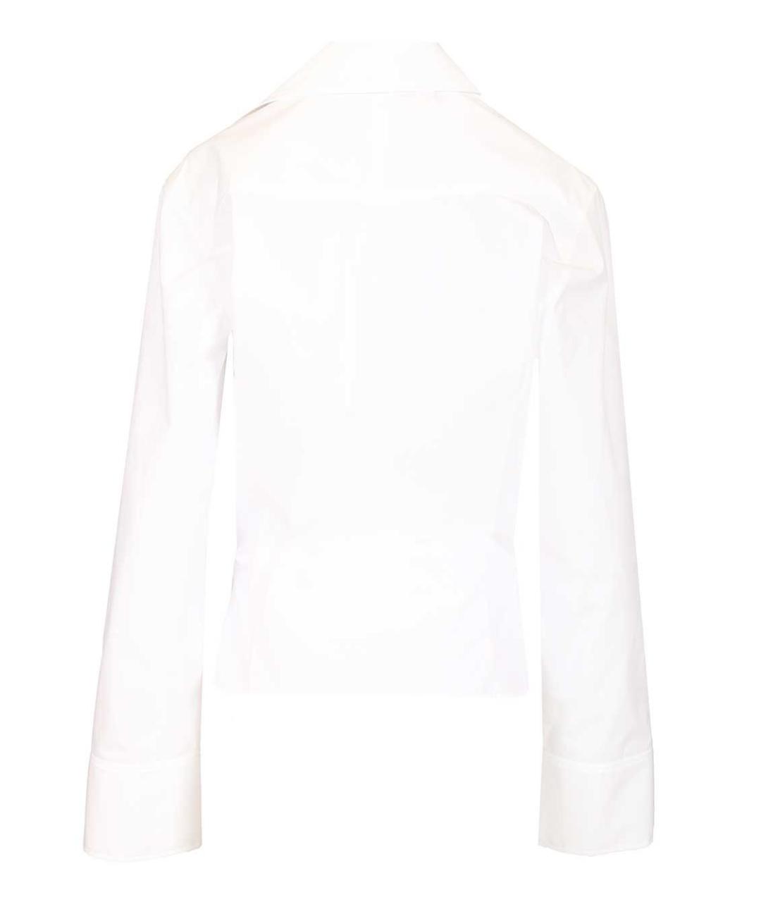 THE ATTICO Белая хлопковая рубашка, фото 2