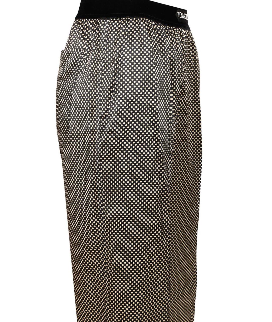 TOM FORD Мульти шелковые прямые брюки, фото 3