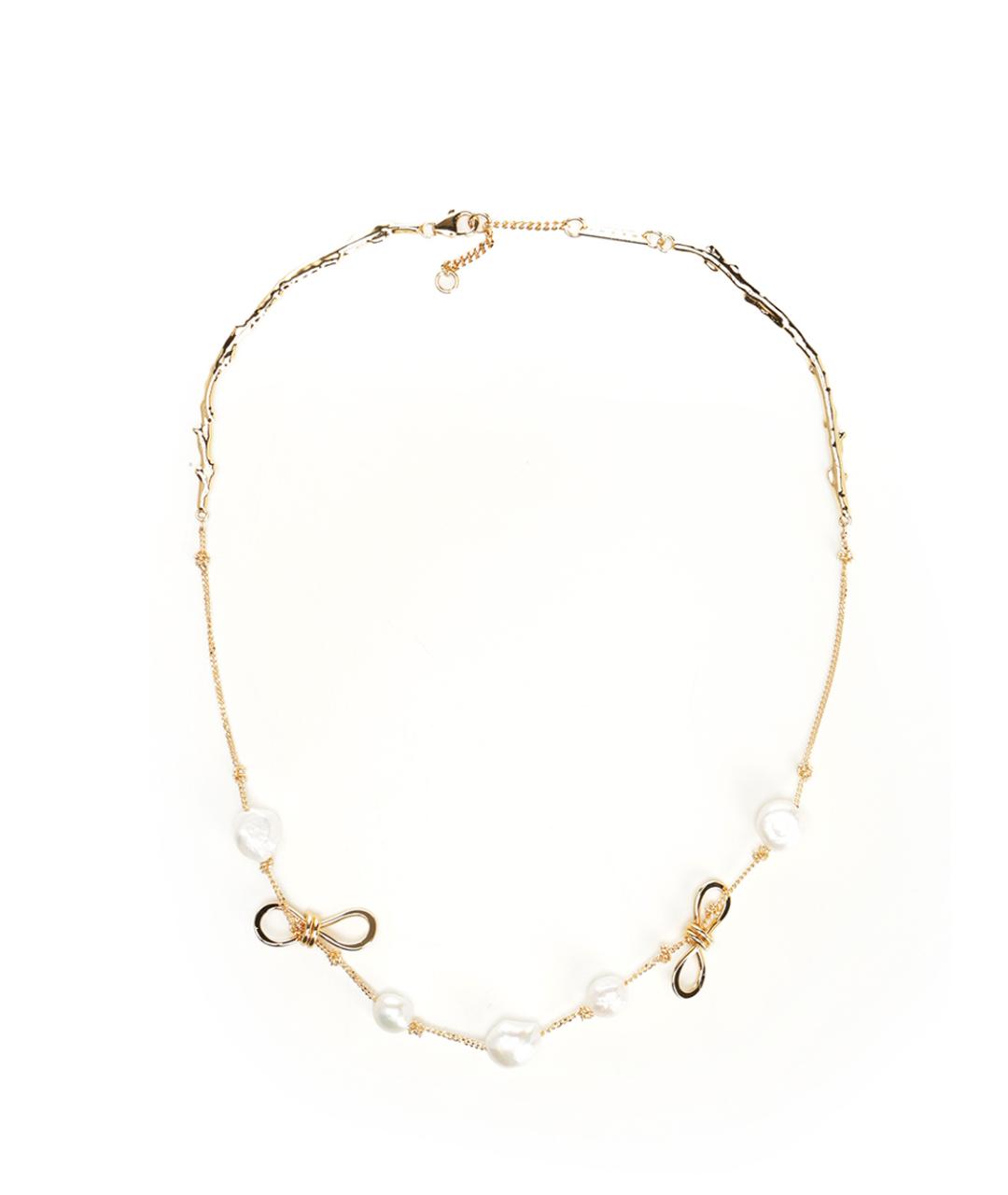 MARNI Золотое металлическое колье, фото 1