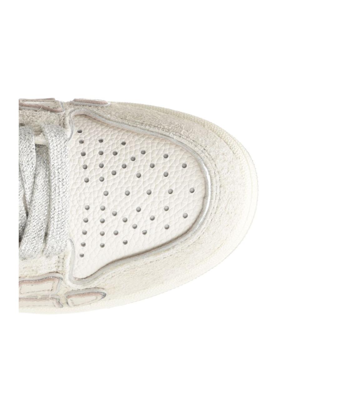 AMIRI Белые кожаные кеды, фото 4