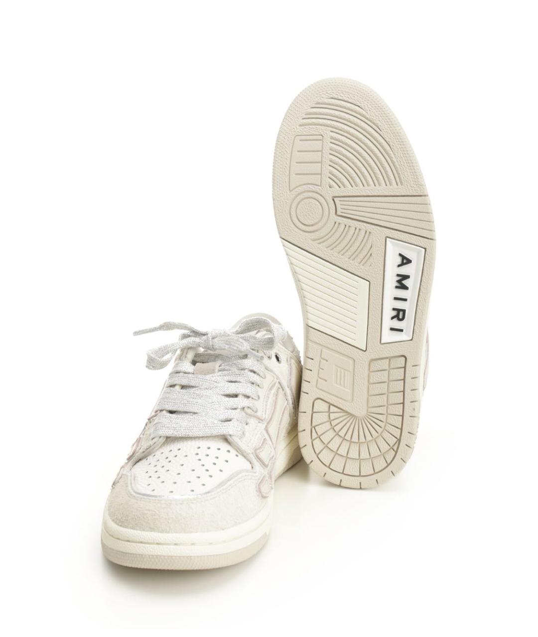 AMIRI Белые кожаные кеды, фото 5