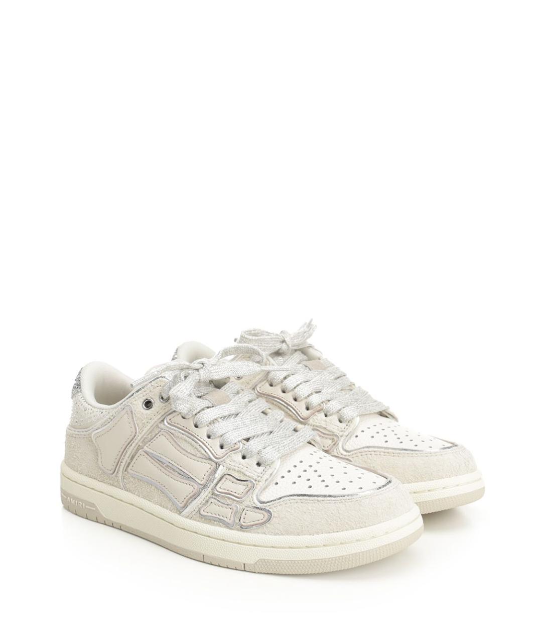 AMIRI Белые кожаные кеды, фото 2