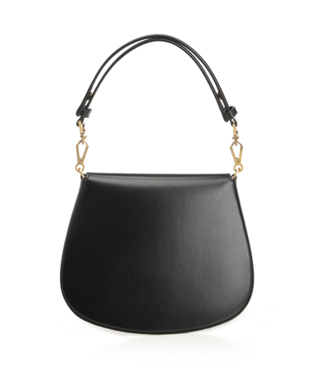 SAINT LAURENT Черная кожаная сумка через плечо, фото 3