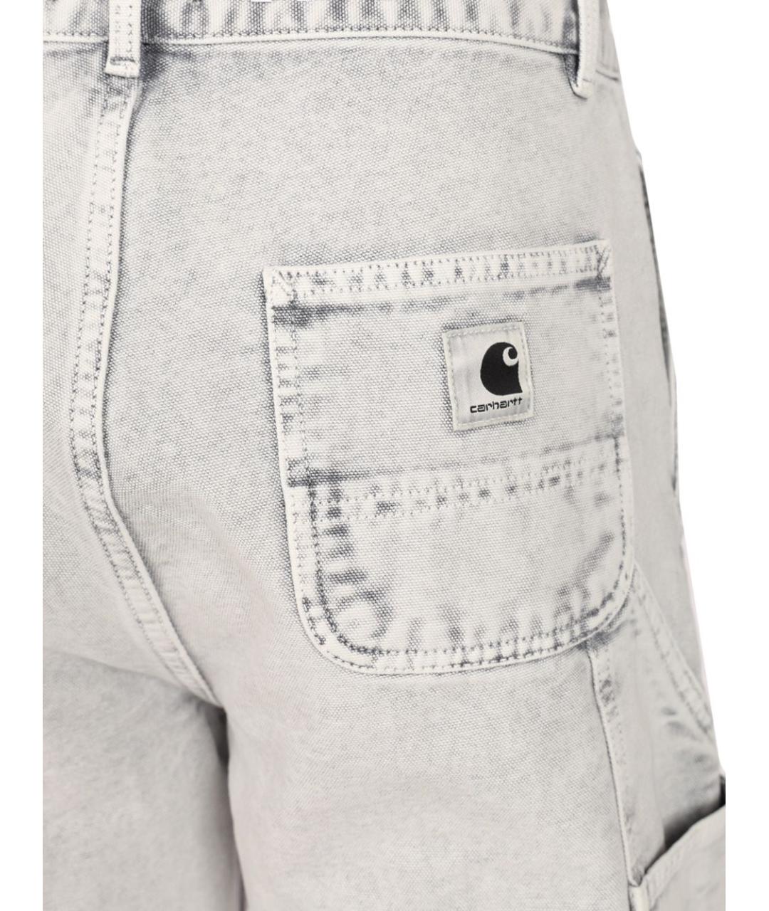 CARHARTT WIP Серые хлопковые прямые джинсы, фото 5