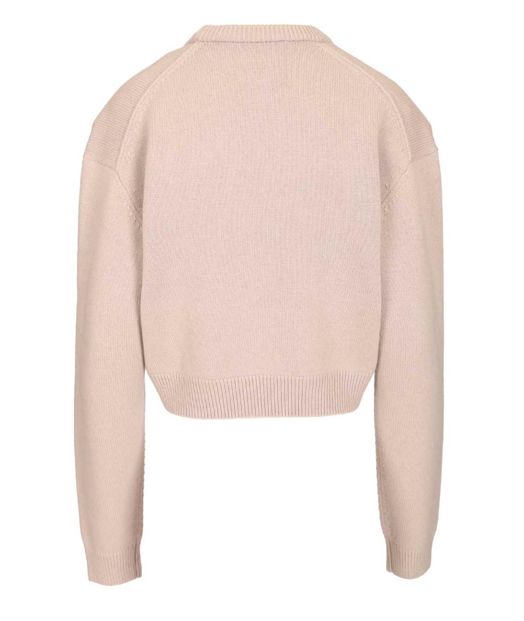 ACNE STUDIOS Бежевый шерстяной джемпер / свитер, фото 2