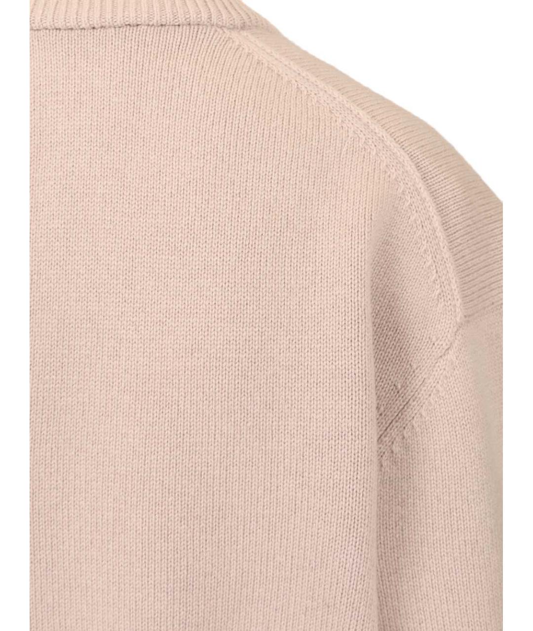 ACNE STUDIOS Бежевый шерстяной джемпер / свитер, фото 5