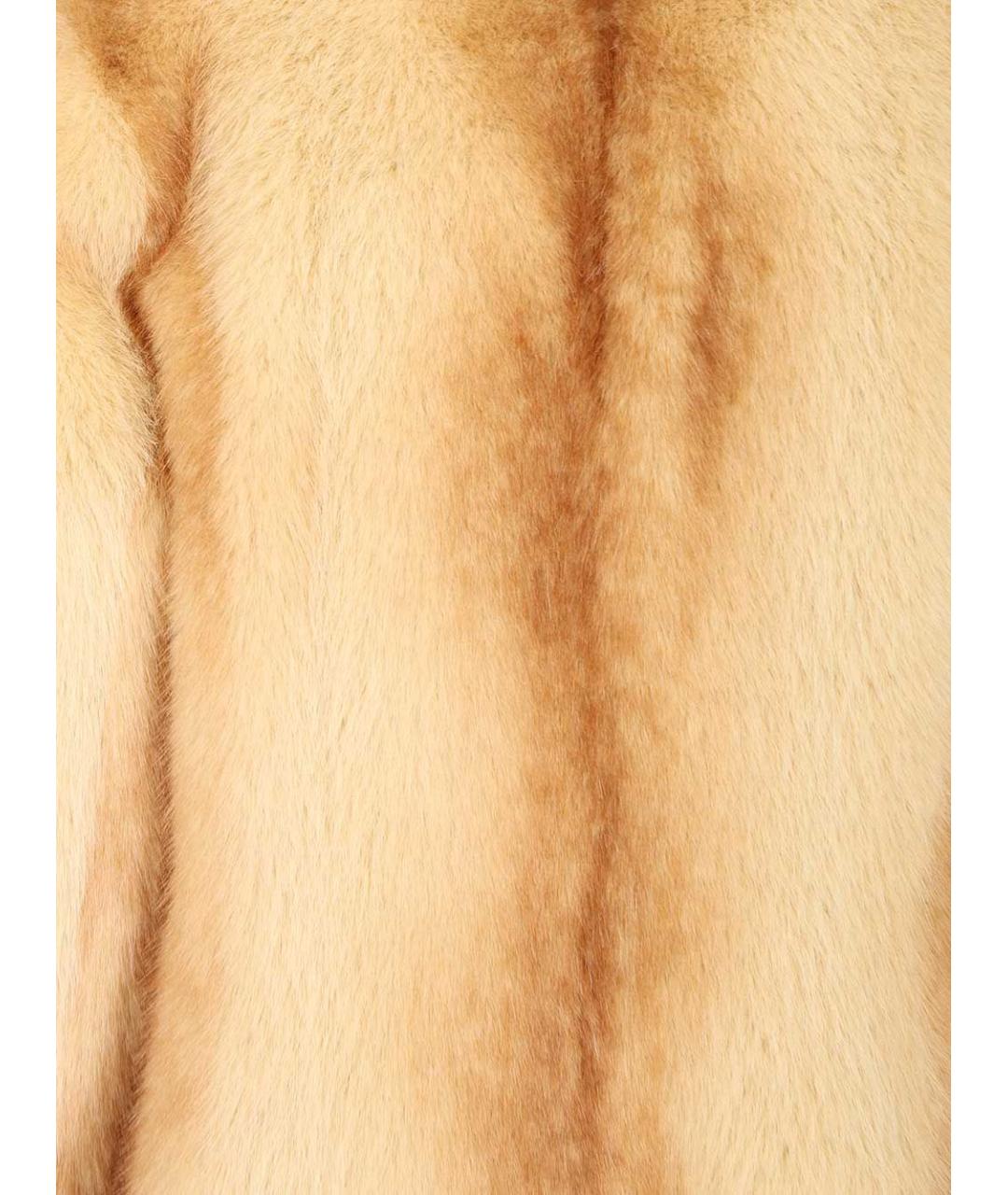 STAND STUDIO Коричневая полиэстеровая шуба, фото 5