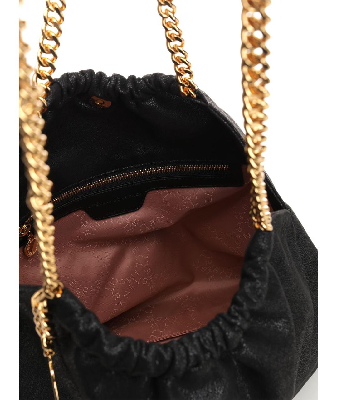 STELLA MCCARTNEY Черная сумка через плечо из искусственной кожи, фото 4