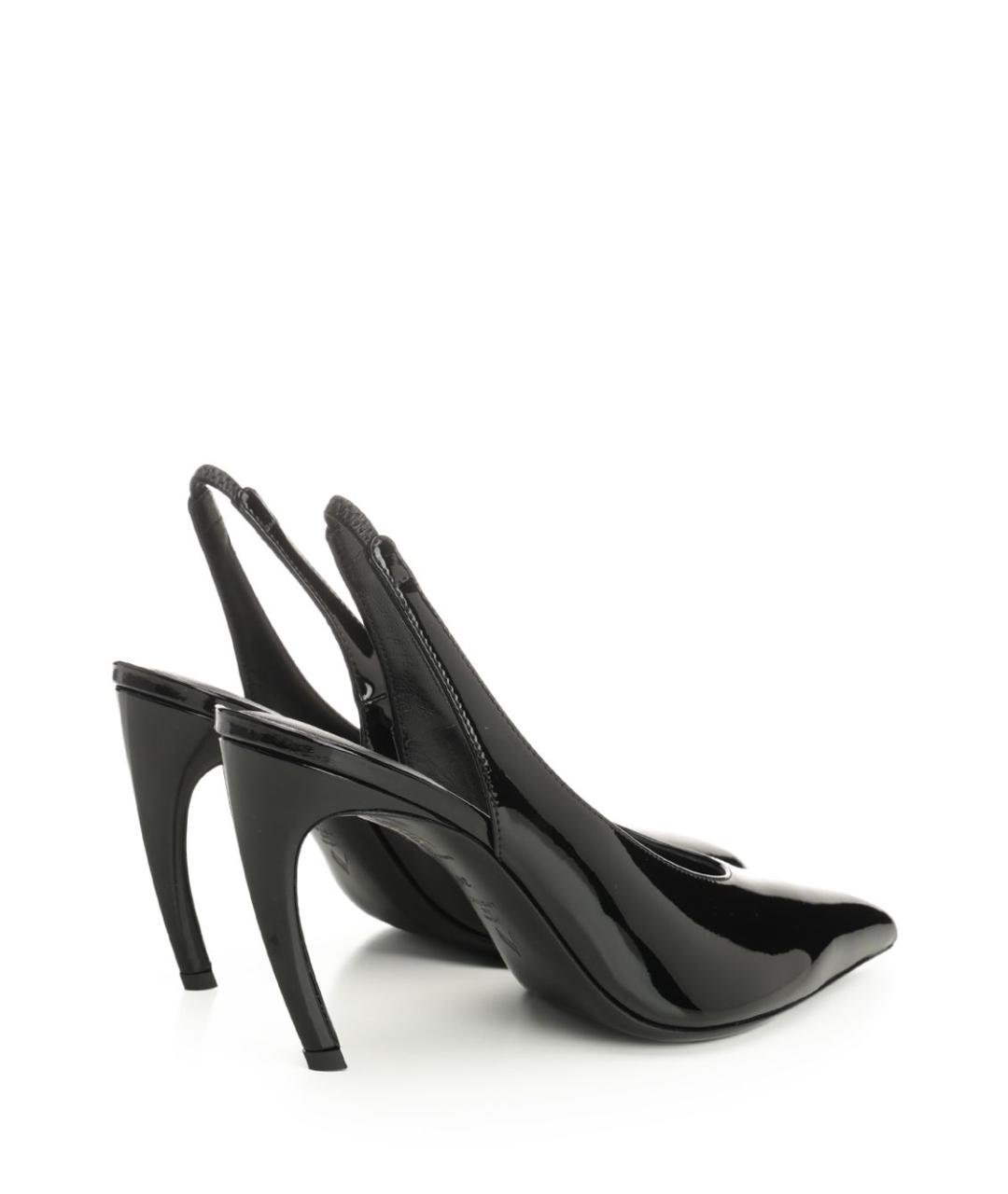 THE ATTICO Черные кожаные туфли, фото 3