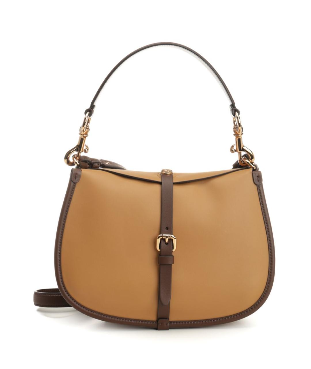 ETRO Бежевая кожаная сумка через плечо, фото 1