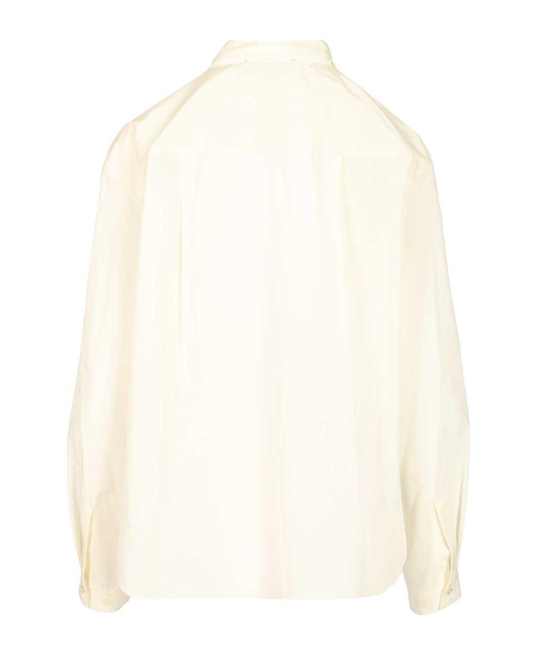 FORTE FORTE Белая полиэстеровая рубашка, фото 2