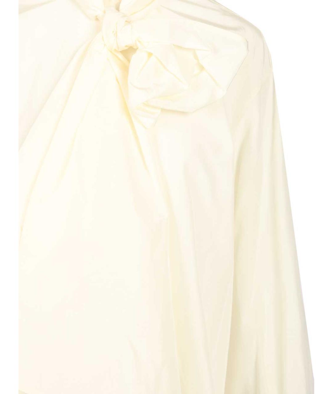 FORTE FORTE Белая полиэстеровая рубашка, фото 4