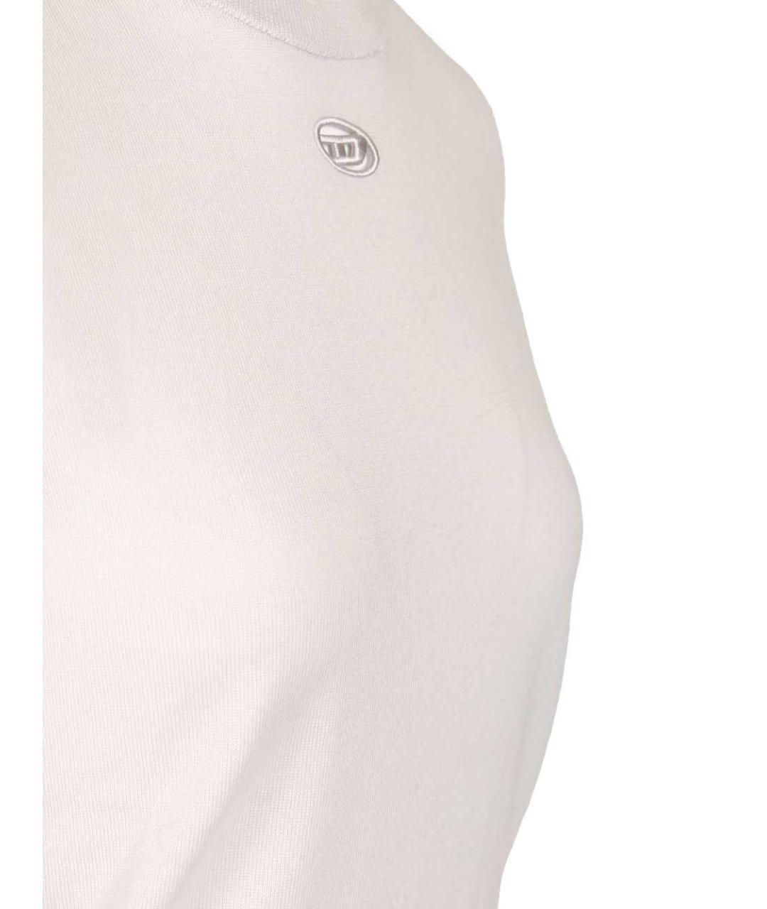 DIESEL Белая шерстяная футболка, фото 4