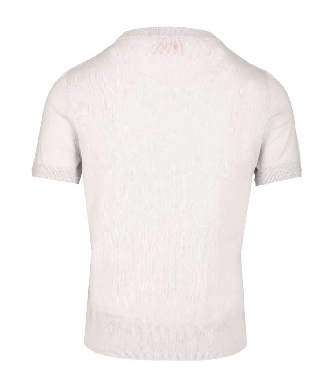 DIESEL Белая шерстяная футболка, фото 2