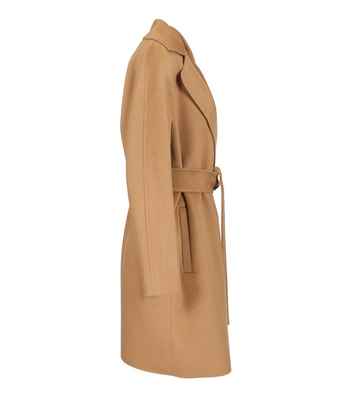 MAX MARA STUDIO Бежевое кашемировое пальто, фото 3