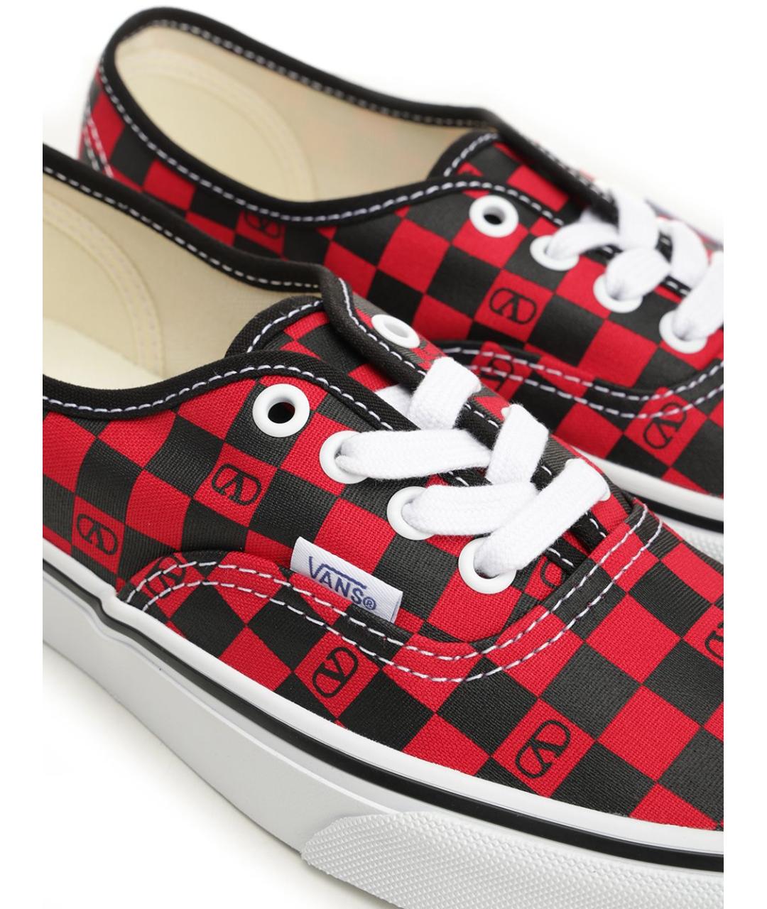 VALENTINO Красные текстильные кеды, фото 7