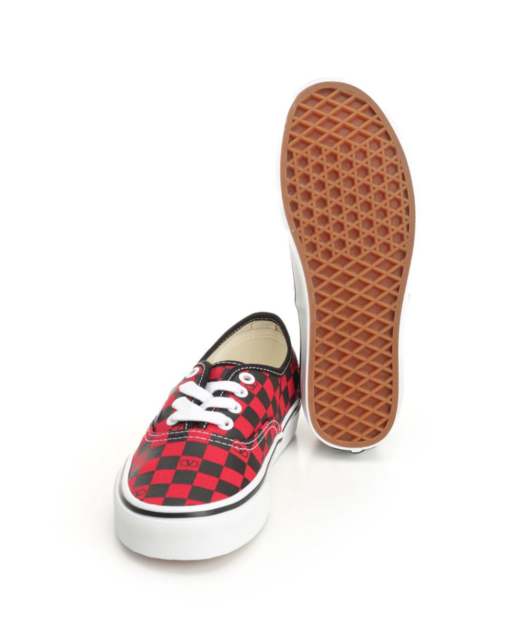 VALENTINO Красные текстильные кеды, фото 5