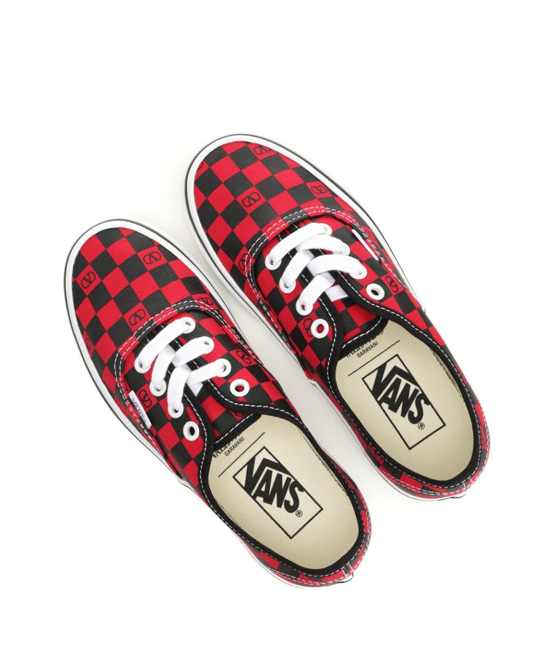 VALENTINO Красные текстильные кеды, фото 6