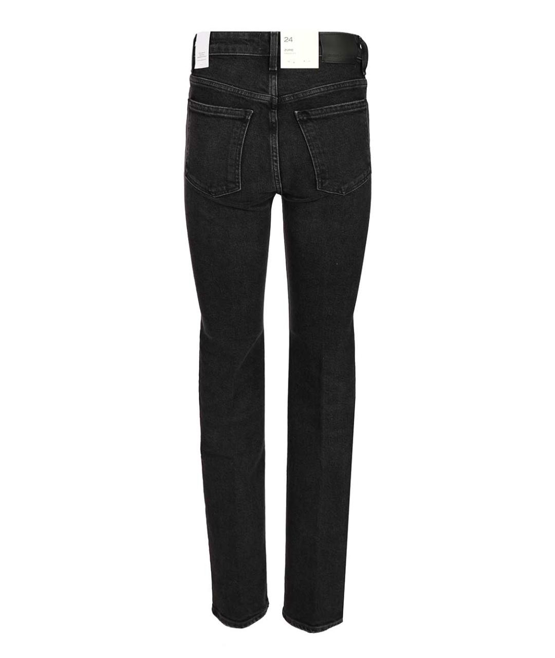 Citizien Of Humanity Черные хлопковые джинсы слим, фото 2