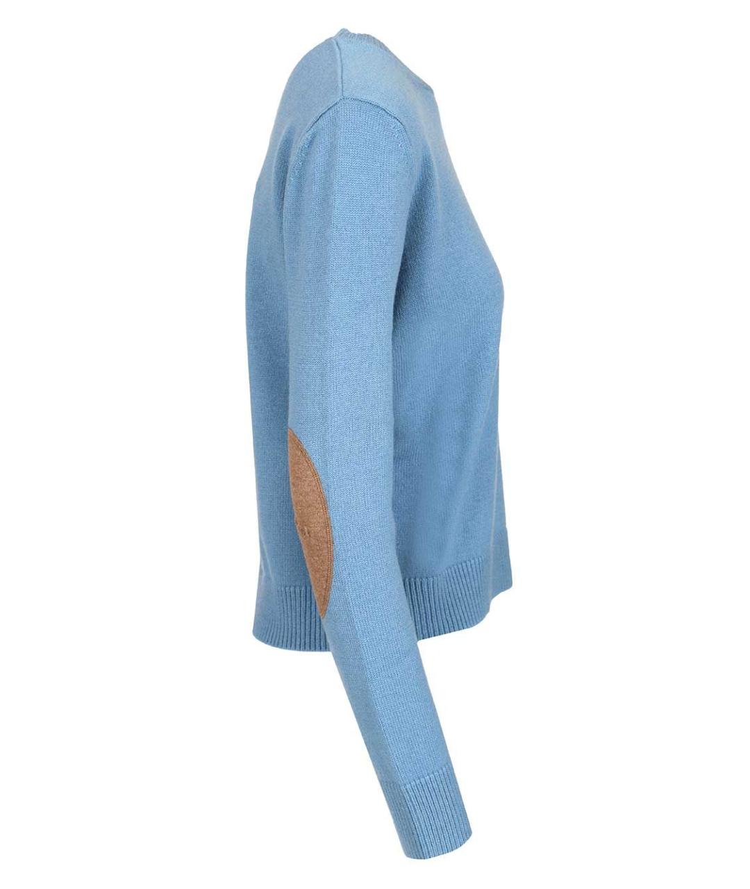 'S MAX MARA Голубой шерстяной джемпер / свитер, фото 3