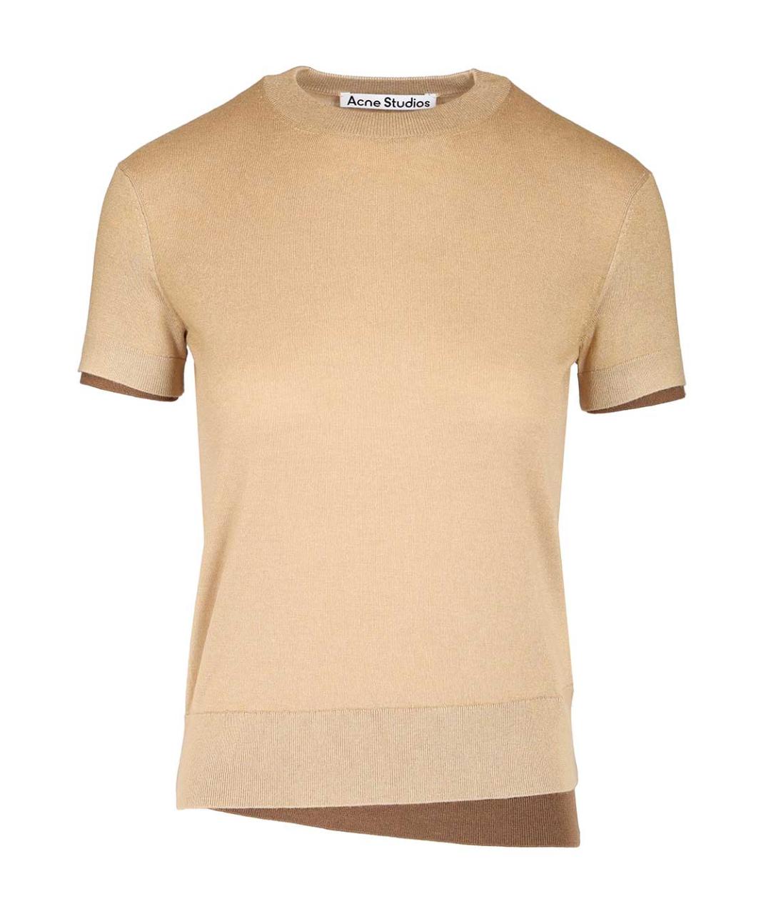 ACNE STUDIOS Бежевый кашемировый джемпер / свитер, фото 1