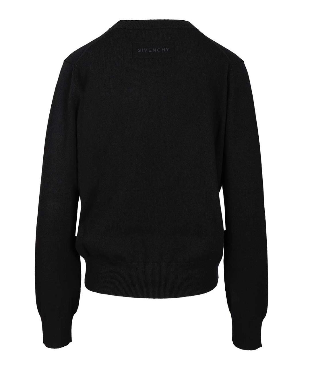 GIVENCHY Черный кашемировый джемпер / свитер, фото 2