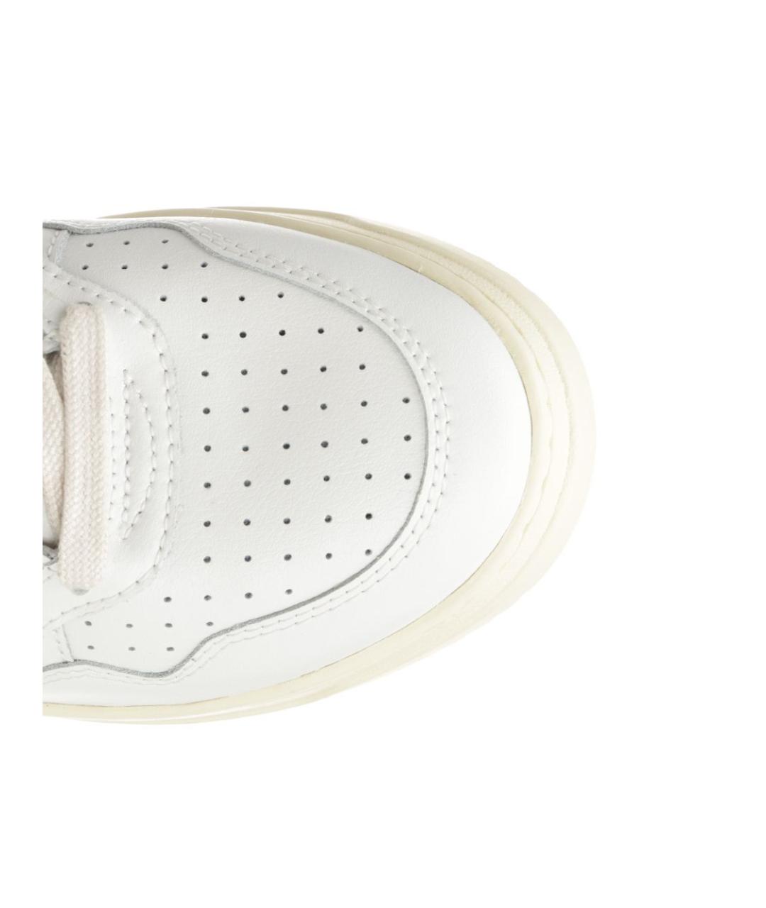 AUTRY Белые кожаные кроссовки, фото 4