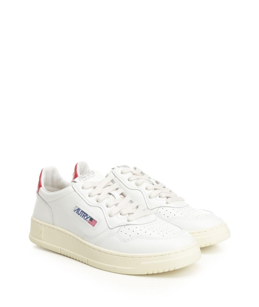 AUTRY Белые кожаные кроссовки, фото 2